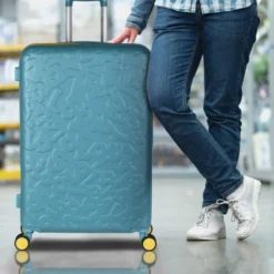 Maleta Grande Rígida Lois Modelo Zion Con Capacidad De 86 L Color -Bolsa De Moda aguamarina sku 16428122 17480725 xxl