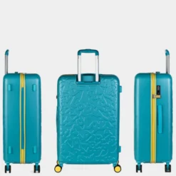 Maleta Grande Rígida Lois Modelo Zion Con Capacidad De 86 L Color -Bolsa De Moda aguamarina sku 16428122 17490953 xxl