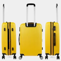 Maletas Mediana Sevron Rigida Con Capacidad De 68 L -Bolsa De Moda amarillo sku 16396543 57410100 xxl