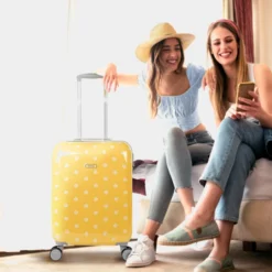 Maleta De Cabina Skpat Topos Rígida De Policarbonato Color Con Capacidad De 33 L 25 Maleta De Cabina Skpat Topos Rígida De Policarbonato Color Con Capacidad De 33 L -Bolsa De Moda amarillo sku 16438027 44520576 xxl