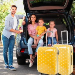 Juego De Maletas (Cabina Y Mediana) Rígidas Con Capacidad De 100 L 16 Juego De Maletas (Cabina Y Mediana) Rígidas Con Capacidad De 100 L -Bolsa De Moda amarillo sku 16493948 55530477 xxl