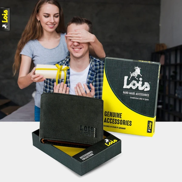 Cartera De Hombre Lois De La Colección Hewitt En Piel Genuina 3 Cartera De Hombre Lois De La Colección Hewitt En Piel Genuina - Imagen 3