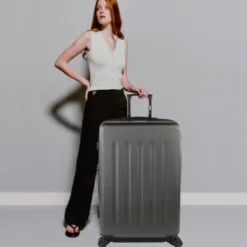 Maleta 70 Cms Grande Skpat Lisboa Rígida En Abs Extensible Con Capacidad De 97L Tsa Integrado -Bolsa De Moda antracita sku 16106960 25080700 xxl