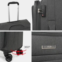 Maleta 60Cm Jaslen Brighton -Bolsa De Moda antracita sku 16493135 02170926 xxl