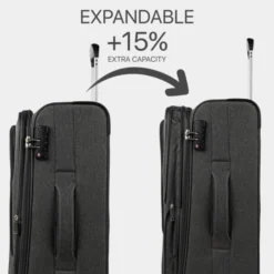 Maleta 60Cm Jaslen Brighton -Bolsa De Moda antracita sku 16493135 02190278 xxl