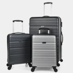 Juego De 2/3 Maletas (Cabina, Mediana Y Grande) Delfos Rigida Con Capacidad De 106 L