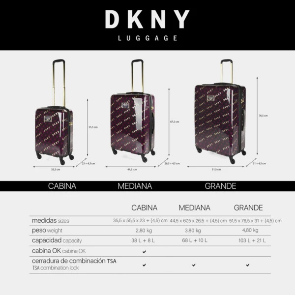 Dkny-905 Maleta 70Cm On Repeat 9 Dkny-905 Maleta 70Cm On Repeat - Imagen 9
