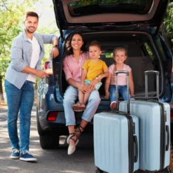 Maletas Mediana Lisboa Rigida Con Capacidad De 65 L -Bolsa De Moda azul celeste sku 16161757 36330703 xxl