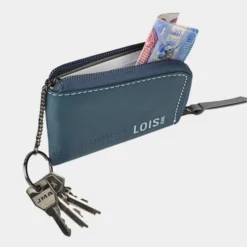 Monedero De Hombre Lois Temple En Piel -Bolsa De Moda azul gris sku 16091400 14200851 xxl