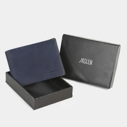 Cartera De Hombre Jaslen Lyon En Piel -Bolsa De Moda azul marino camel sku 16042228 23540813 xxl