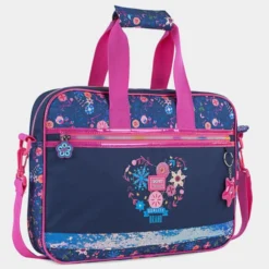 Cartera Infantil Niña Estampado Floral Con Purpurina Skpat Foresta