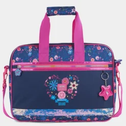 Cartera Infantil Niña Estampado Floral Con Purpurina Skpat Foresta -Bolsa De Moda azul marino sku 16044877 29480406 xxl