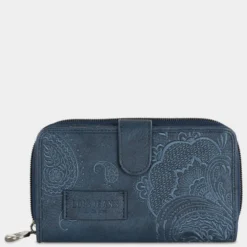 Cartera De Mujer Lois Redwood Color Bordada -Bolsa De Moda azul marino sku 16321712 18520387 xxl