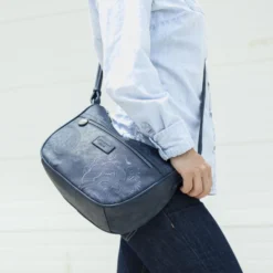 Bolso Bandolera Para Mujer Tipo Góndola Lois Redwood Color -Bolsa De Moda azul marino sku 16437978 15510060 xxl