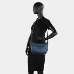 Bolso Bandolera Para Mujer Tipo Góndola Lois Redwood Color -Bolsa De Moda azul marino sku 16437978 15530023 xxl