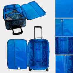 Juego De Equipaje 8Pz Modelo Solite Itaca Solite -Bolsa De Moda azul marino sku 16493265 50130204 xxl