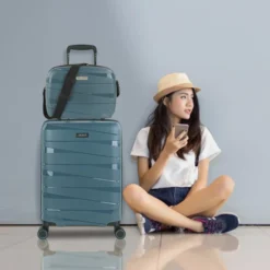 Maletas De Cabina Stuttgart Rigida/Blanda Con Capacidad De 33 L 26 Maletas De Cabina Stuttgart Rigida/Blanda Con Capacidad De 33 L -Bolsa De Moda azul metalico sku 16161601 05090993 xxl