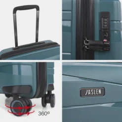 Maletas De Cabina Stuttgart Rigida/Blanda Con Capacidad De 33 L 29 Maletas De Cabina Stuttgart Rigida/Blanda Con Capacidad De 33 L -Bolsa De Moda azul metalico sku 16161601 05120653 xxl