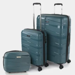 Juego De 2/3 Maletas (Cabina, Mediana Y Grande) Stuttgart Rigida/Blanda Con Capacidad De 92 L