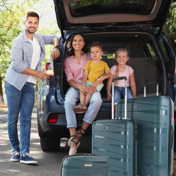 Juego De 2/3 Maletas (Cabina, Mediana Y Grande) Stuttgart Rigida/Blanda Con Capacidad De 92 L 2 Juego De 2/3 Maletas (Cabina, Mediana Y Grande) Stuttgart Rigida/Blanda Con Capacidad De 92 L - Imagen 2