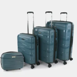 Maletas Mediana Stuttgart Rigida/Blanda Con Capacidad De 92 L -Bolsa De Moda azul metalico sku 16341214 46560909 xxl