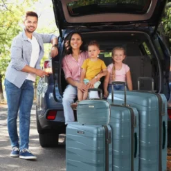 Maletas Mediana Stuttgart Rigida/Blanda Con Capacidad De 92 L -Bolsa De Moda azul metalico sku 16341214 46580370 xxl