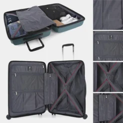 Maletas Mediana Stuttgart Rigida/Blanda Con Capacidad De 92 L -Bolsa De Moda azul metalico sku 16341214 47010598 xxl