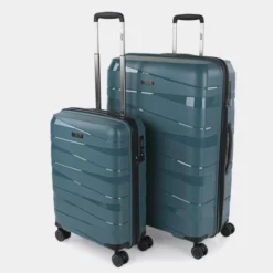 Juego De 2 Maletas (Cabina, Grande) Stuttgart Rigida/Blanda Con Capacidad De 92 L -Bolsa De Moda azul metaloco sku 16340655 56460990 xxl