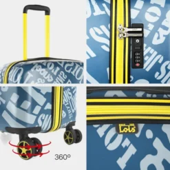 Maleta 60Cm Lois Kenner -Bolsa De Moda azul vaquero gris sku 16654440 50480776 xxl