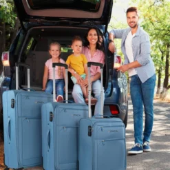 Juego De Maletas 50/60/70Cm Itaca Tamesis -Bolsa De Moda azul vaquero sku 16251391 59290718 xxl