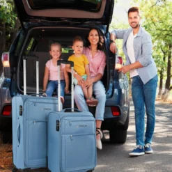 Juego De Maletas 50/60Cm Itaca Tamesis -Bolsa De Moda azul vaquero sku 16264501 01170241 xxl