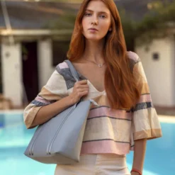 Bolso De Hombro Porta Tablet Cimarron Jenison -Bolsa De Moda azul vaquero sku 16654631 21530221 xxl