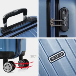 Maleta Cabina Itaca Sevron -Bolsa De Moda azul zafiro sku 16346509 42420472 xxl