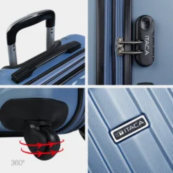 Maleta 60Cm Itaca Sevron -Bolsa De Moda azul zafiro sku 16346510 00130173 xxl