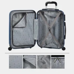 Maleta 60Cm Itaca Sevron -Bolsa De Moda azul zafiro sku 16346510 00150280 xxl