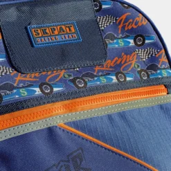 Mochila Infantil Acolchada Y Estampada Para Niño Adaptable A Carro Skpat Racing -Bolsa De Moda azul sku 16041732 13440972 xxl