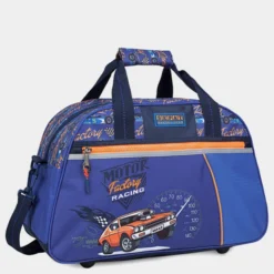 Bolsa De Viaje Para Niño Skpat Racing Con Cinta Para Trolley