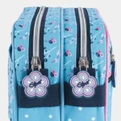 Neceser Infantil De Viaje, Bolsa De Aseo Estampado Skpat Smile Con Llavero De Regalo -Bolsa De Moda azul sku 16041754 58070321 xxl