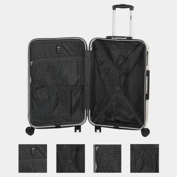 Juego De Maletas (Cabina Y Mediana) Lucca Rígidas Con Capacidad De 98,5 L 5 Juego De Maletas (Cabina Y Mediana) Lucca Rígidas Con Capacidad De 98,5 L - Imagen 5