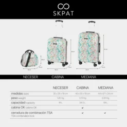 Juego De Maleta Cabina Y Neceser Skpat Lucca 9 Juego De Maleta Cabina Y Neceser Skpat Lucca -Bolsa De Moda azul sku 16041821 11590778 xxl