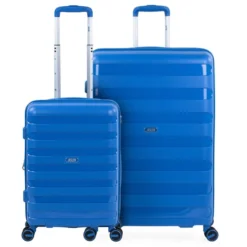 Set De 2 Maletas Trolleys Polipropileno Roma Rígidas Capacidad De 146 L + Extensible -Bolsa De Moda azul sku 16041845 44340653 xxl