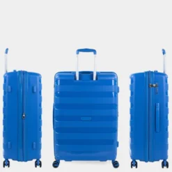 Maleta De Viaje Grande Trolley Roma Rígida De Polipropileno Con Capacidad 124 12 Maleta De Viaje Grande Trolley Roma Rígida De Polipropileno Con Capacidad 124 -Bolsa De Moda azul sku 16041857 26360693 xxl