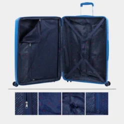 Maleta De Viaje Grande Trolley Roma Rígida De Polipropileno Con Capacidad 124 14 Maleta De Viaje Grande Trolley Roma Rígida De Polipropileno Con Capacidad 124 -Bolsa De Moda azul sku 16041857 26400390 xxl