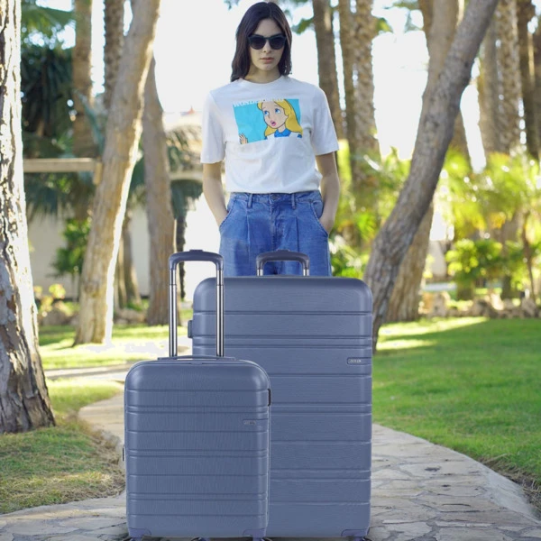 Juego De Maletas (Cabina Y Grande) San Marino En Abs Extensibles Con Capacidad De 152L Con Tsa 2 Juego De Maletas (Cabina Y Grande) San Marino En Abs Extensibles Con Capacidad De 152L Con Tsa - Imagen 2