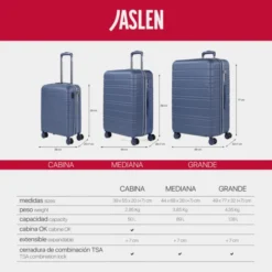 Maleta De Cabina San Marino Rígida En Abs Extensible Con Capacidad De 49L Con Tsa Y Usb -Bolsa De Moda azul sku 16041897 37180316 xxl
