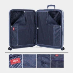 Maleta Grande San Marino En Abs Extensible Con Capacidad De 128L Con Tsa -Bolsa De Moda azul sku 16041911 45150132 xxl
