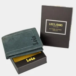 Cartera De Hombre Lois Debauch En Piel Con Rfid -Bolsa De Moda azul sku 16062207 37010748 xxl