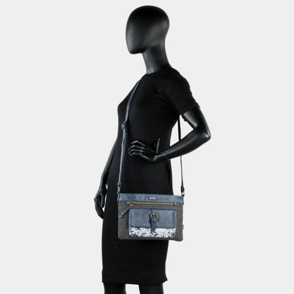 Bolso Bandolera De Mujer Skpat Colección Dione En Lona/Poliéster/Polipiel 5 Bolso Bandolera De Mujer Skpat Colección Dione En Lona/Poliéster/Polipiel - Imagen 5