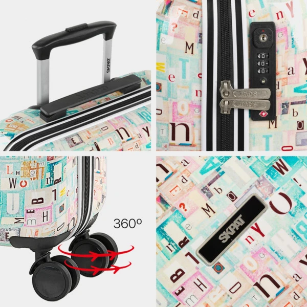 Maletas Mediana Lucca Rigida Con Capacidad De L 5 Maletas Mediana Lucca Rigida Con Capacidad De L - Imagen 5