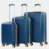 Lois Juego De Maletas (Cabina, Mediana Y Grande) Estocolmo Rígidas De Abs Con Capacidad De 170L